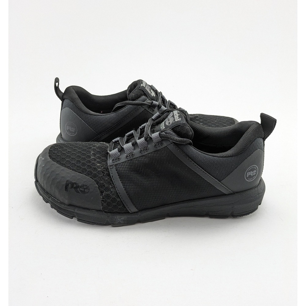 Womens Timberland PRO Radius Composite Safety‎ Toe Black Work Shoes A283H Size 9